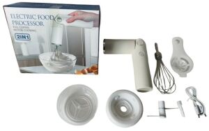 BATIDORA DE MANO ELECTRICA 2en1 RECARGABLE 72u