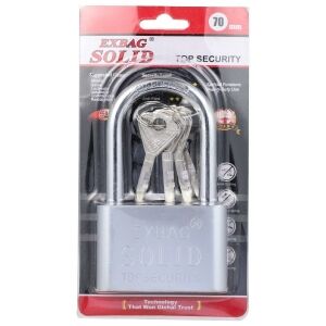 CANDADO SOLID ARCO LARGO 30mm 144u