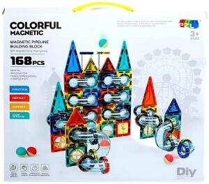 BLOQUE DE CONSTRUCCION MAGNETICO x168pcs 12u