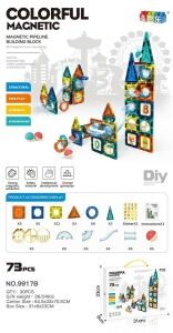 BLOQUE DE CONSTRUCCION MAGNETICO 9917B x73pcs 30u