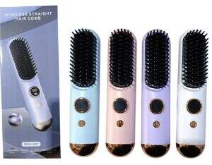 Cepillo Alisador de Pelo MGE-031 Recargable 60u