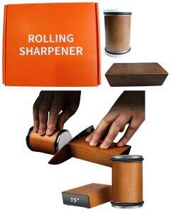 AFILARDOR DE CUCHILLO MANUAL RODANTE MAGNETICO 30u