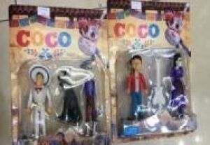 Muñecos Coco x3pcs 5.5´´ c/Luz 216U