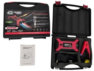 ARRANCADOR Y CARGADOR DE BATERIA PORTATIL MULTIFUNCION LAMBO TECH LT-25114 10u