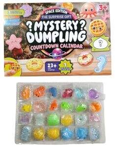 CALENDARIO DE ADVIENTO SQUISHY DUMPLING MYSTERY SPACE EDITION NT-99018 150u