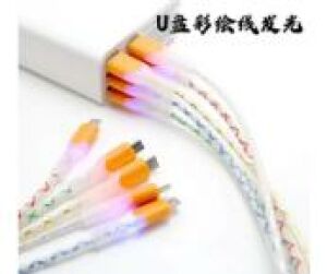 CABLE USB CON LUZ V8 1000U