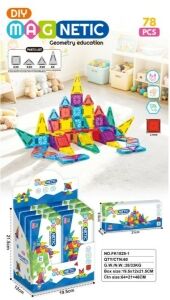 BLOQUE DE CONSTRUCCION MAGNETICO FK1829-1 x78pcs 60u