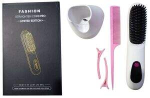 Cepillo Alisador de Pelo Recargable 40u