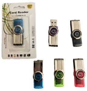 Adaptador Lector de Tarjeta Memoria Micro USB Pendrive 1000u