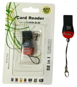 Adaptador Lector de Tarjeta Memoria Micro USB 1000u