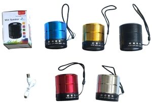 MINI PARLANTE BLUETOOTH WS-887 PORTATIL RECARGABLE 100u — LEON ACCESORIOS