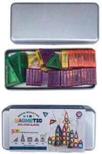 BLOQUE DE CONSTRUCCION MAGNETICO MINI MAGNETIC c/ESTUCHE JJ3752 x39pcs 144u