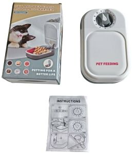 Comedero Automatico c/Temporizador p/Mascota PET Feeding 60u
