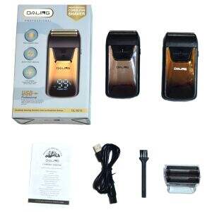 Afeitadora Electrica Daling Profesional DL-9215 c/Visor LCD USB Recargable 1200mAh 60u