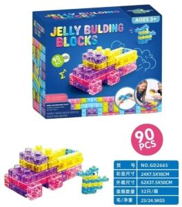 BLOQUES DE CONSTRUCCION SILICONA GD2665 x90pcs 40u