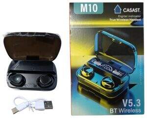 AURICULAR BLUETOOTH M10 CASAST RECARGABLE 200u