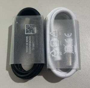 CABLE TYPE-C CARGA RÁPIDA 1 mts (COLOR NEGRO & BLANCO) 1000U