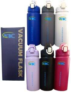 BOTELLA TERMICA DEPORTIVA c/MANIJA SORBETE SUS316 800ml 50u