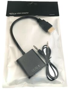 ADAPTADOR HDMI-VGA c/AUDIO 300u