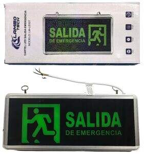 CARTEL LED SALIDA DE EMERGENCIA LAMBO TECH LM-LE007 49u